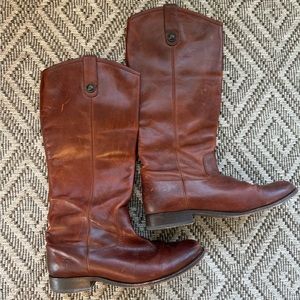 FRYE Melissa Button boots. Beautiful leather